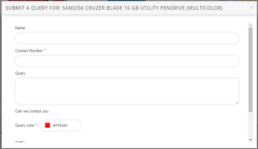 Query Form