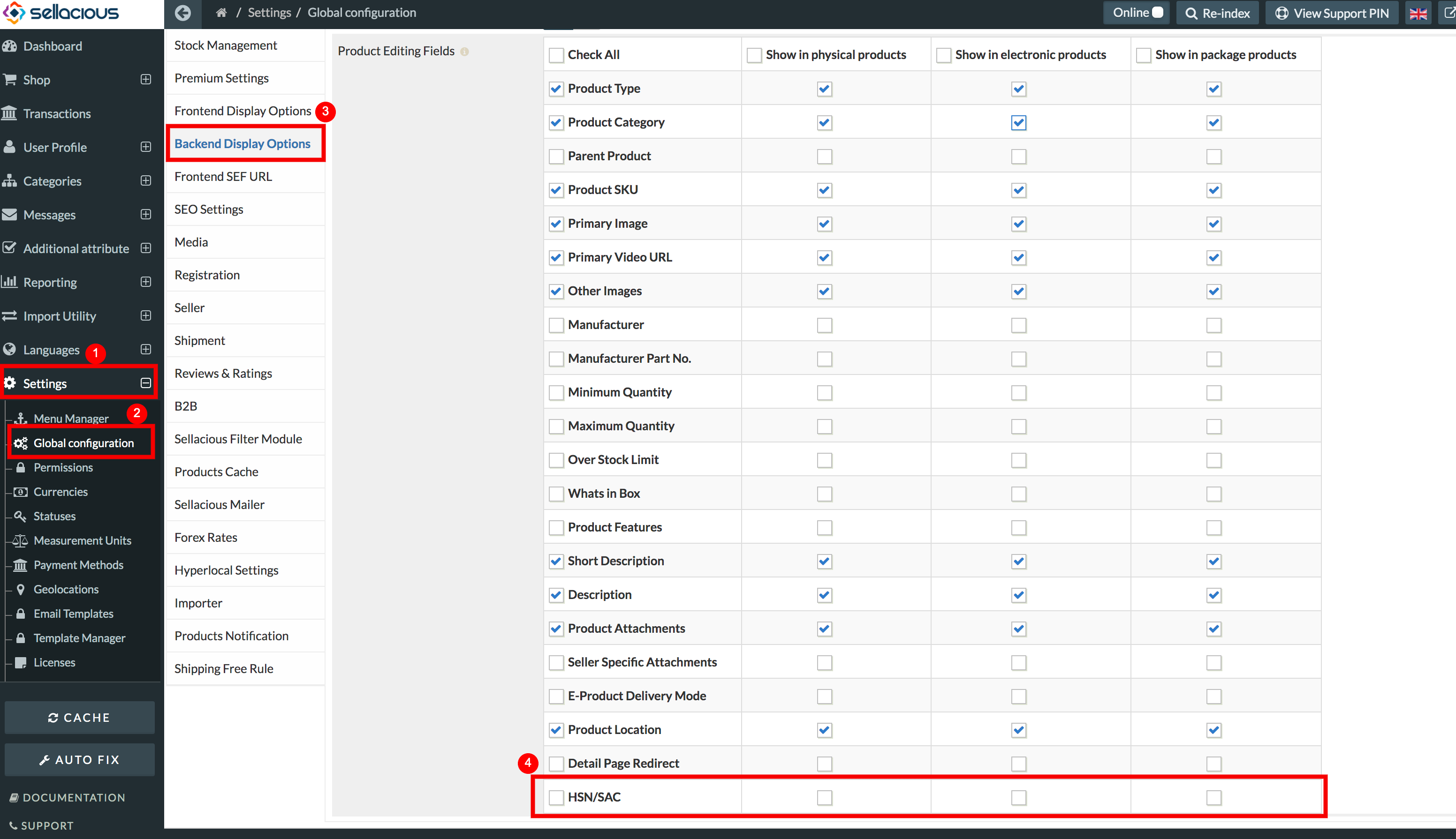 Backend Options